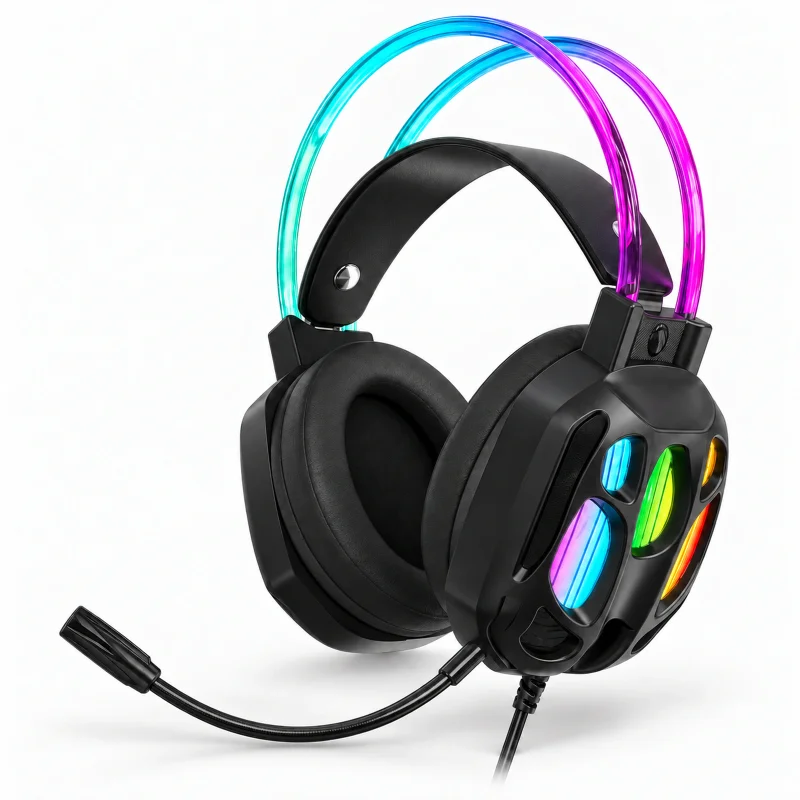 Gaming Headphone GH-619 on a light studio background