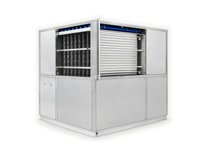 Plate Ice Machine PM50 on a light studio background