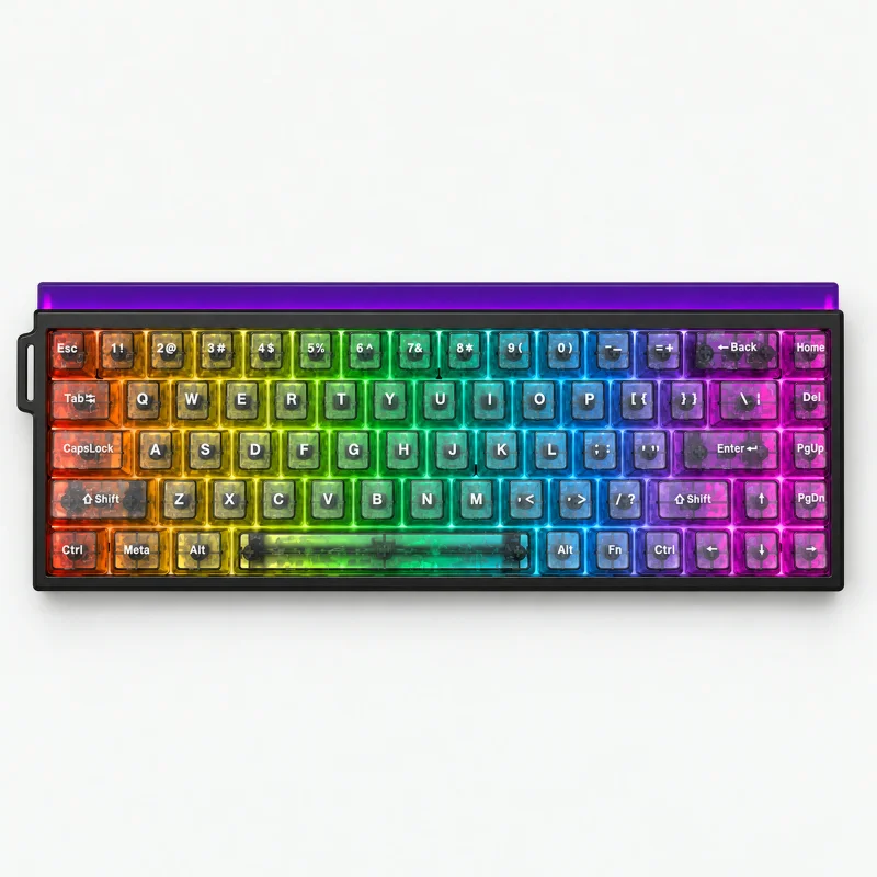 Mechanical Keyboard WKL98 on a light studio background