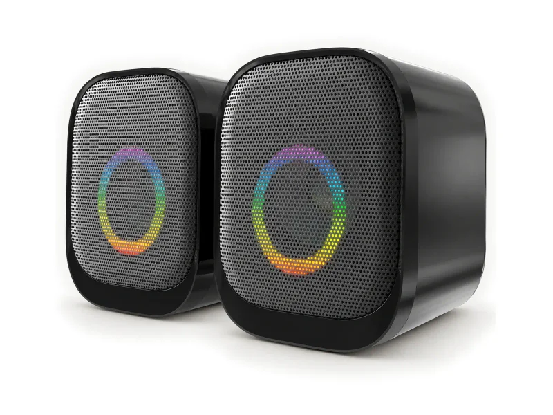 Computer USB speaker S598 on a light studio background