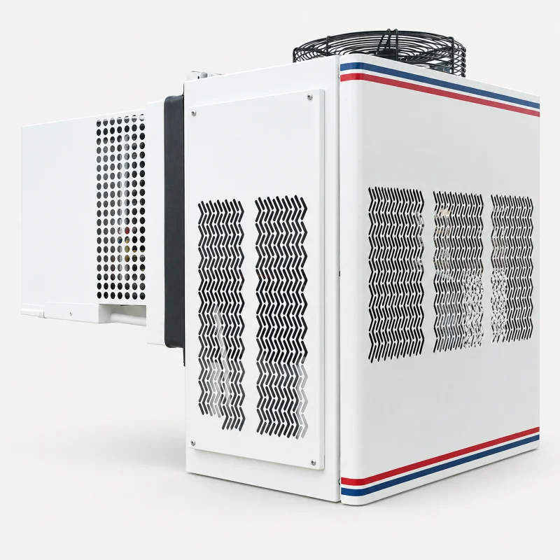 Cold room refrigeration unit – model to be confirmed (ref 1009) on a light studio background