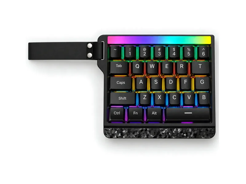 Mechanical Keyboard KL-73 on a light studio background
