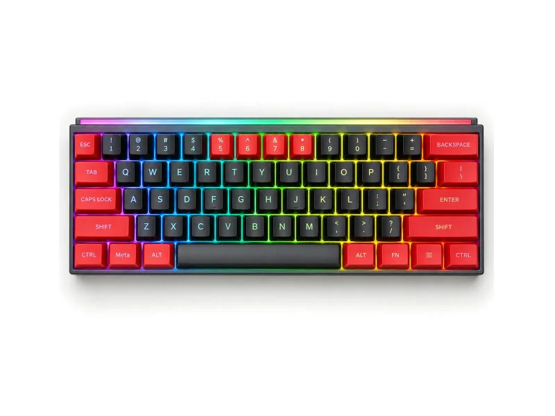 Mechanical Keyboard WKL-74 on a light studio background