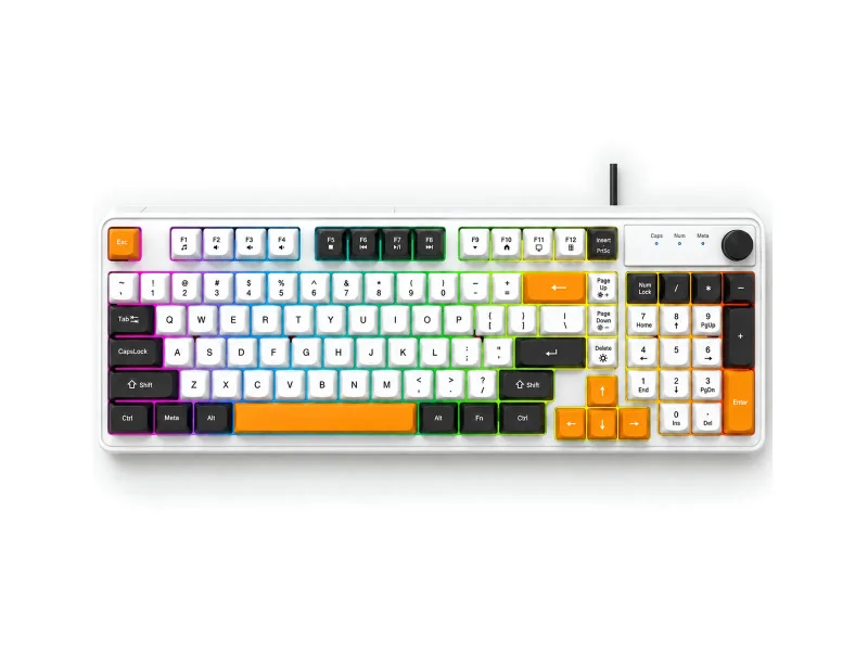 Membrane Keyboard K70 on a light studio background